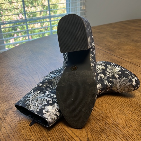 Merona blue/grey/silver short boots 8.5 - Picture 8 of 10